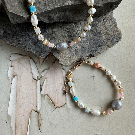 Bracelet LAURA - Freshwater Pearl - Multicolour