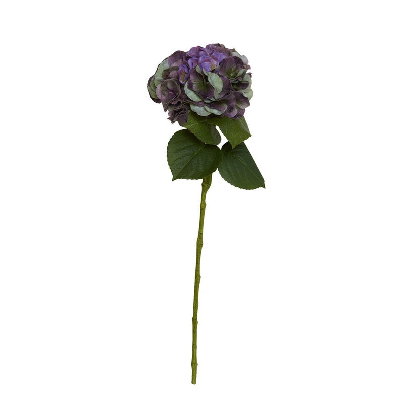 Hydrangea Flower Stem - L63cm - Purple
