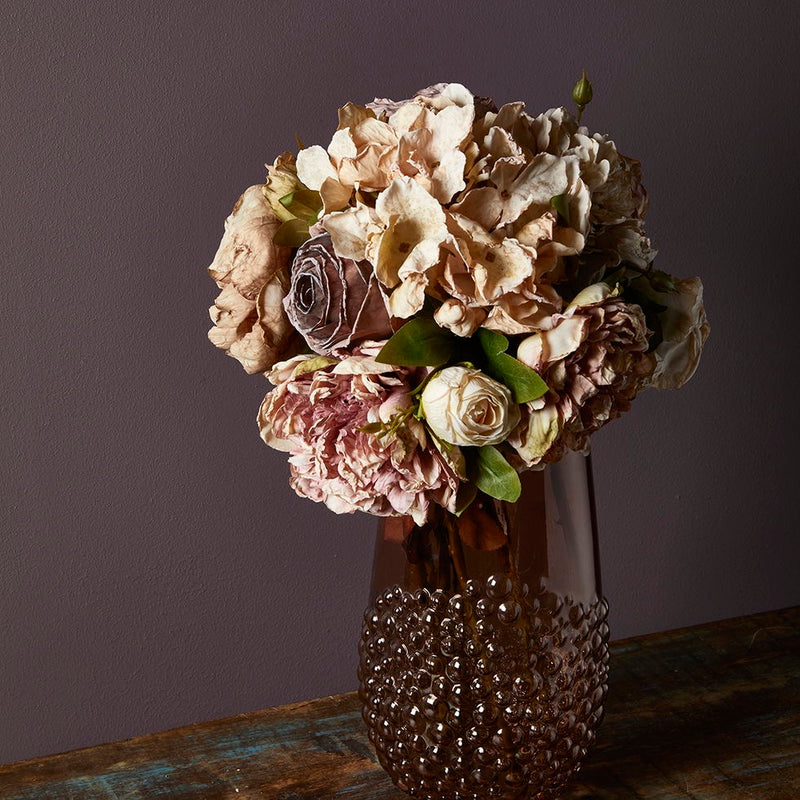 Rose Flower Stem - L44cm - Creme