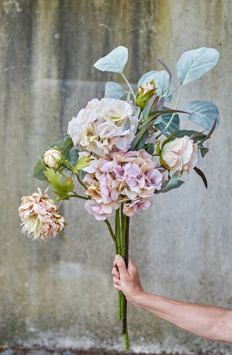 Peony Stem - L65cm - Creme
