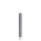 Dinner Candles LED - 15cm - Set/2 - Dusty Blue