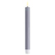 Dinner Candles LED -24cm - Set/2 - Dusty Blue