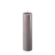 Grey - LED Candle - 5 x 20cm