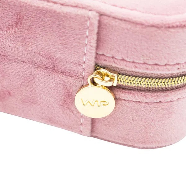 Jewellery Box - Velvet - Blush Pink