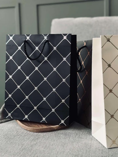 Gift Bag - Black - Large