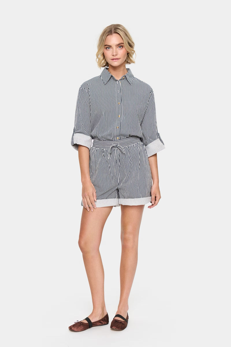 Shorts - ZALINDA - Ice Night Stripe
