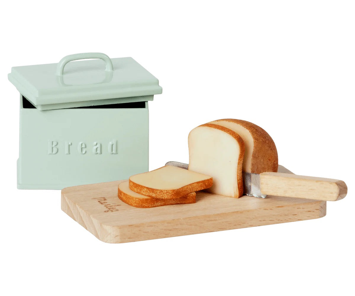 Bread Box and Knife