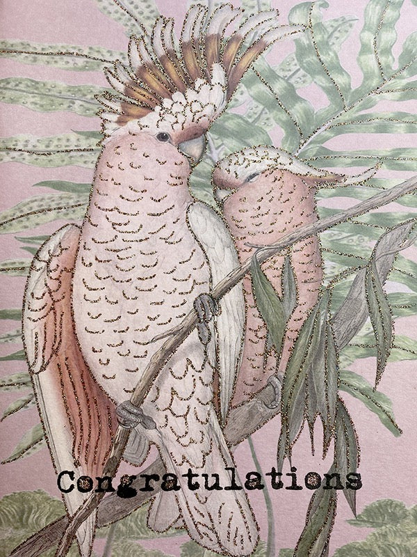 Greeting Card - Pink Parrot