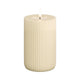 Block Candles LED - 8 x 12.5cm - Cream