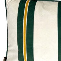 Cushion With Filling - Green Stripe