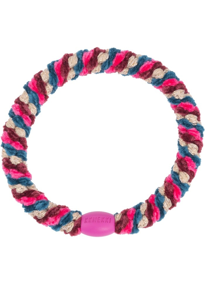 Kknekki - Velvet Stripe - Mix Bordeaux Petrol