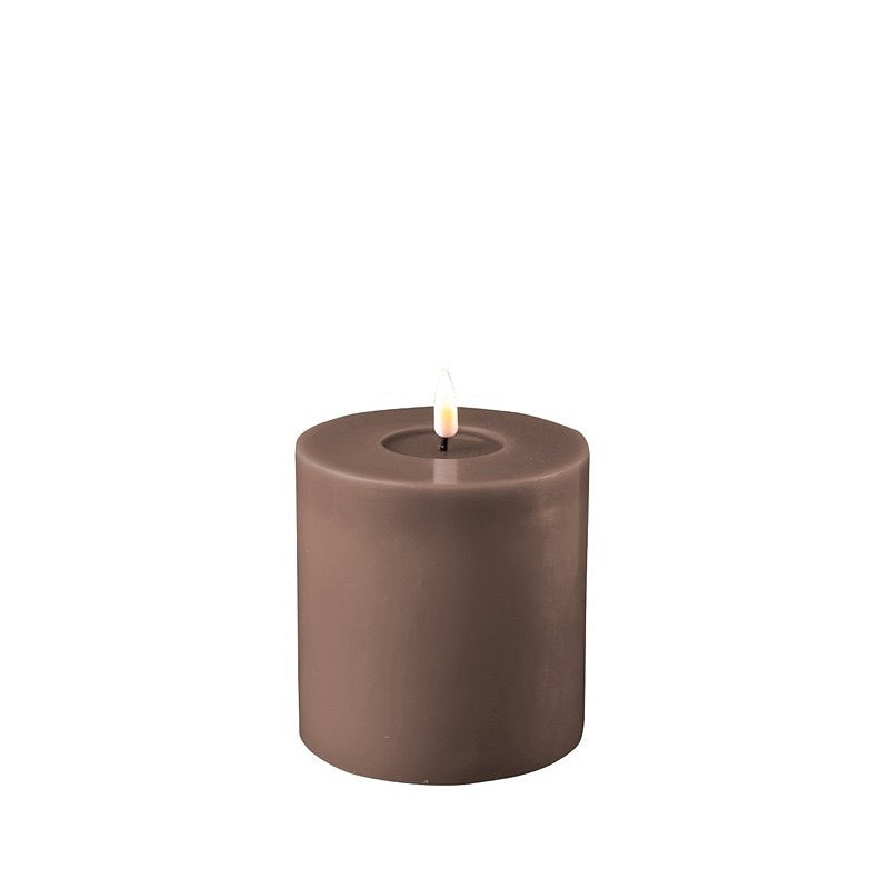 LED Candle Mocca H10cm