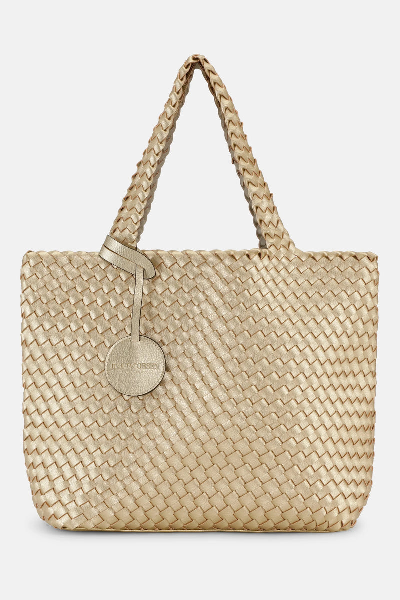 Handbag BAG08 - Woven - Platin/Silver