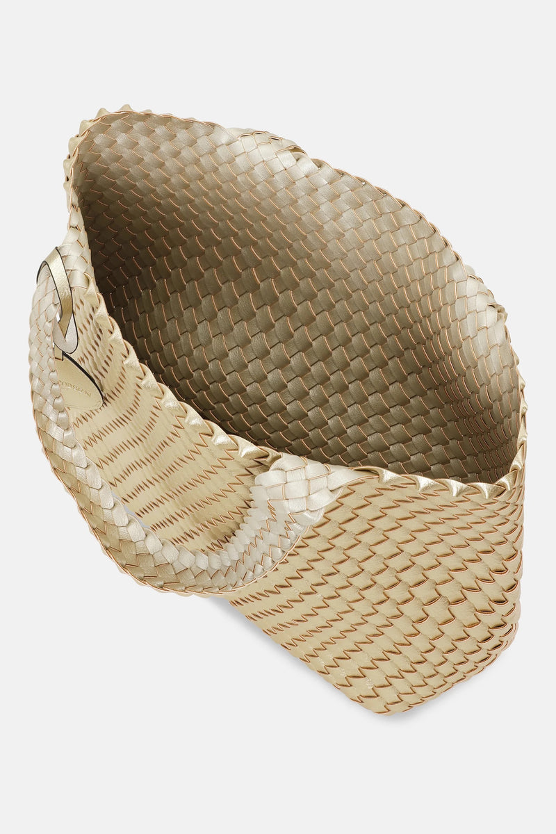 Handbag BAG08 - Woven - Platin/Silver