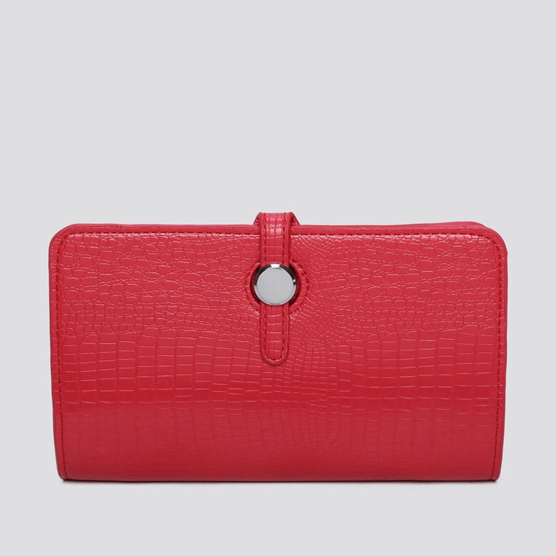 Organiser Wallet Soft Croc - Non Leather