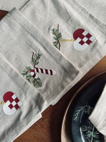 Christmas Napkin - Set/4 - Fabric