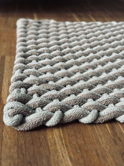 Door Mat - Brown/Beige - 100% Cotton