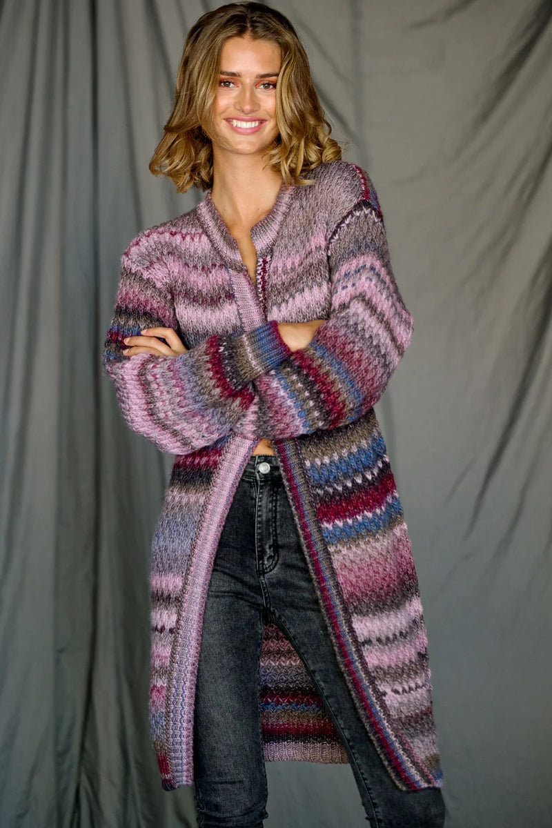 Cardigan - GIO KNIT CARDIGAN - Soft Blush Mix
