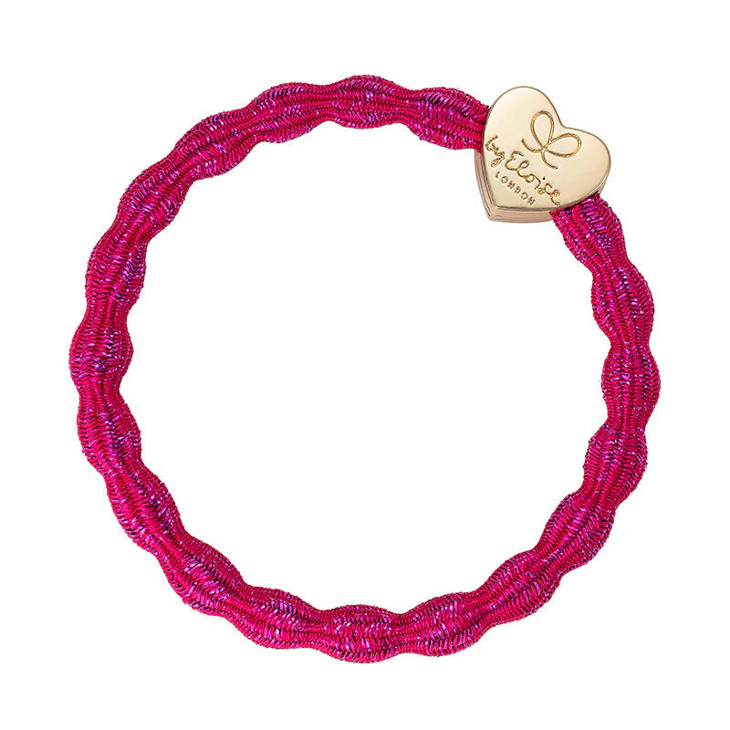Hair Tie - Metallic - Fuchsia