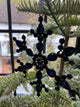 Blue Hanging Snowflake