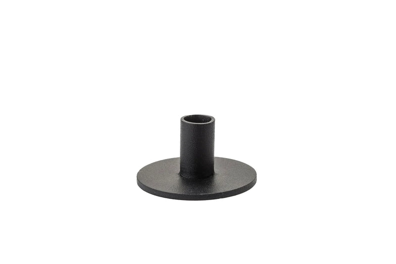 Candle Holder - Circle - Black
