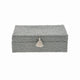Jewellery Box - Boucle - Grey