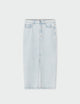 Skirt - NIKI - SOFT BLEACHED DENIM - Bleached White - LB