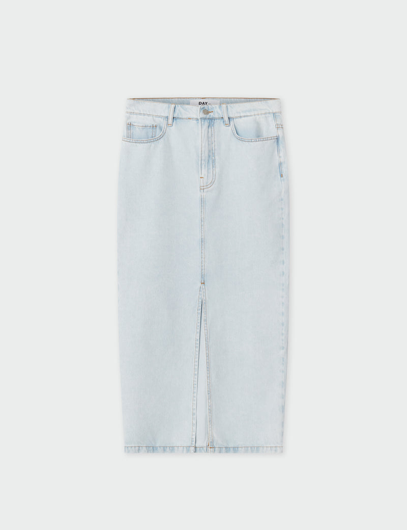 Skirt - NIKI - SOFT BLEACHED DENIM - Bleached White