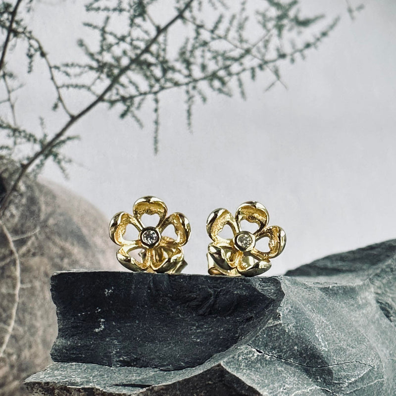 Diana - Earrings 925 Sterling Silver - Gold plated