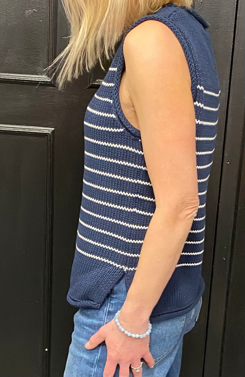 Top - AUBIN SL STRIPE KNIT - Spellbound - LB