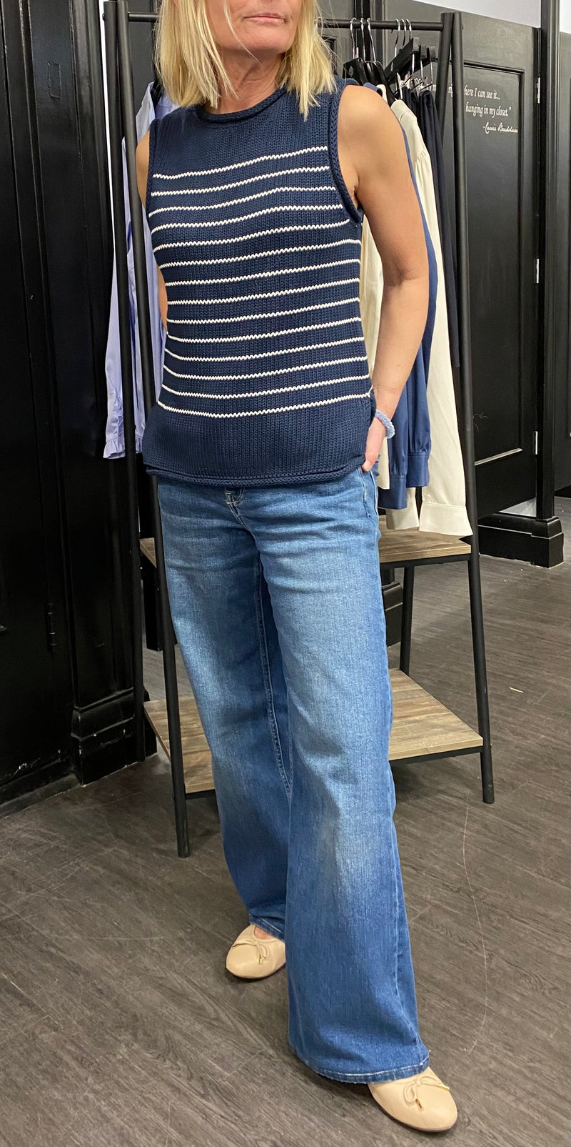 Top - AUBIN SL STRIPE KNIT - Spellbound - LB