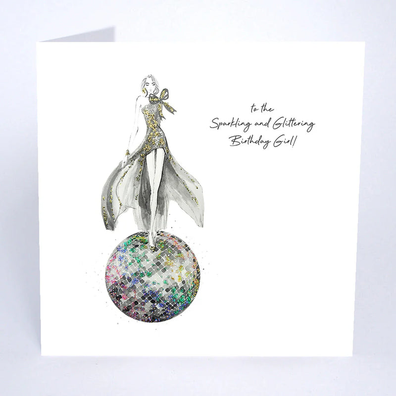 Card - To The Sparkling And Glittering Birthday Girl