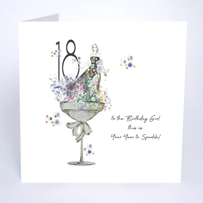Card - To The Birthday Girl This Is Your Year To Sparkle!