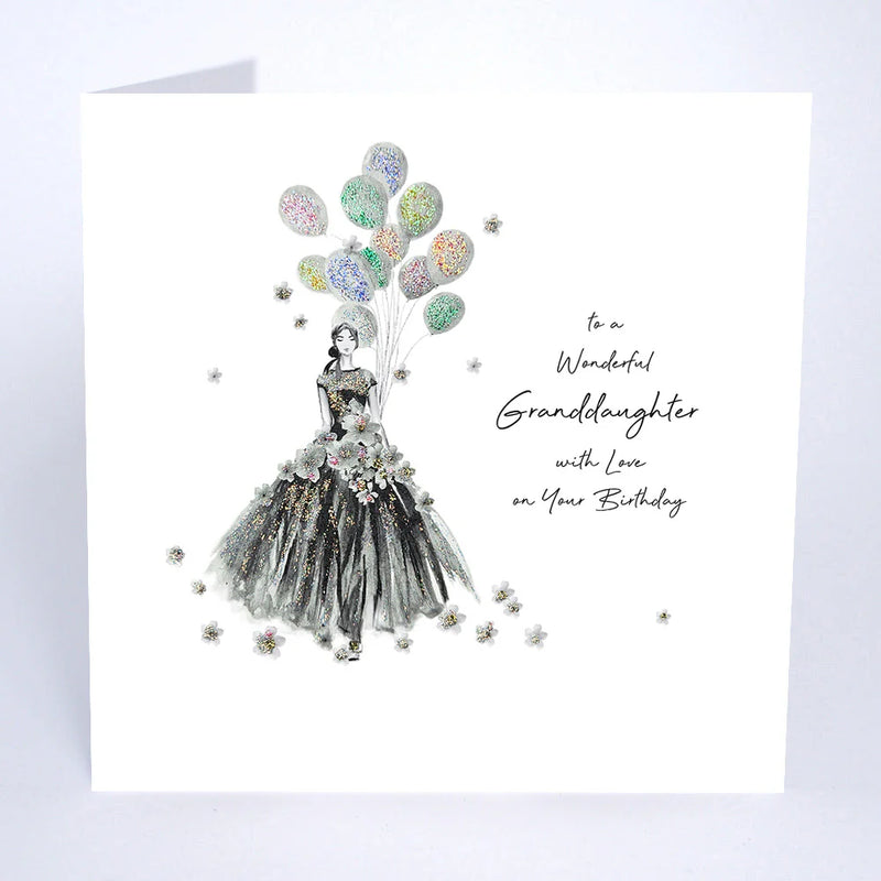 Card - To A Wonderful Granddaughter With Love On Your Birthday
