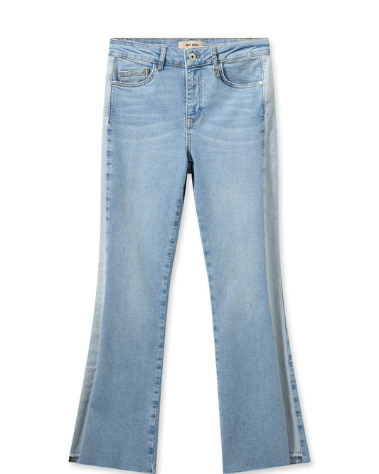Jeans - ALLI FLARE PANEL JEANS - Light Blue