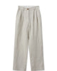 Trousers - ADLANA LINEN PANT - CEMENT - LB