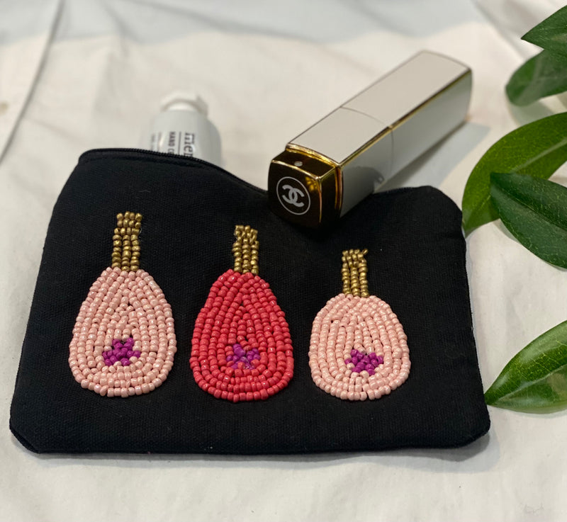 Purse - Beaded - BLACK