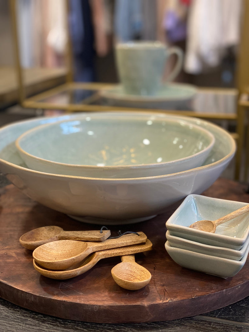 Serving Bowl Stoneware - EVERYDAY - Mint