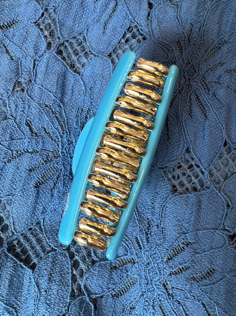 Hair Claw - Large - Denim Blue
