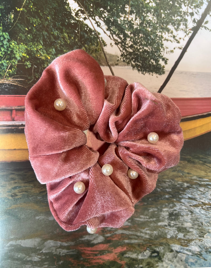 Hair Scrunchie - Velvet - Choose from various colours