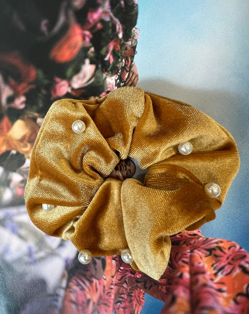 Hair Scrunchie - Velvet - Choose from various colours