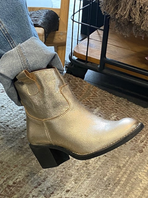 Boots - ROSANNE - Metal Champagne