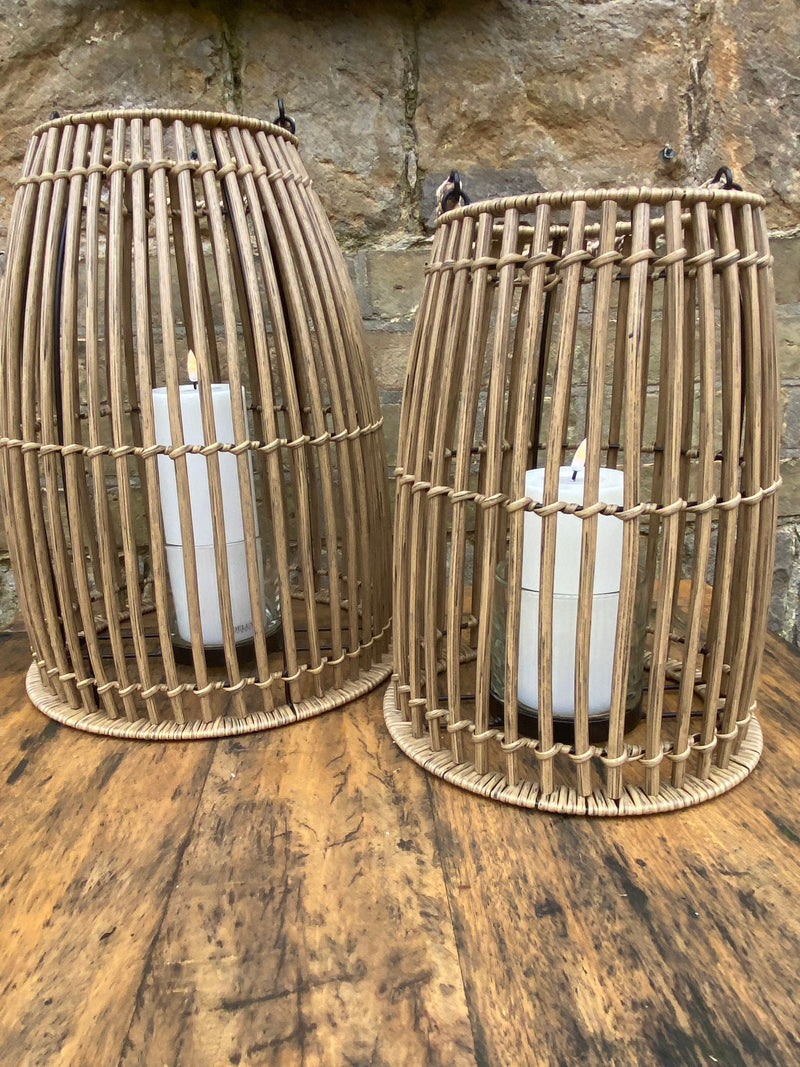 Lantern - H 40 cm - Natural
