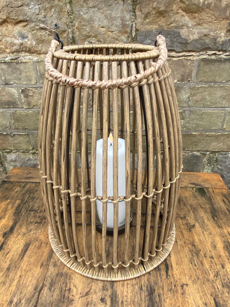 Lantern - H 40 cm - Natural