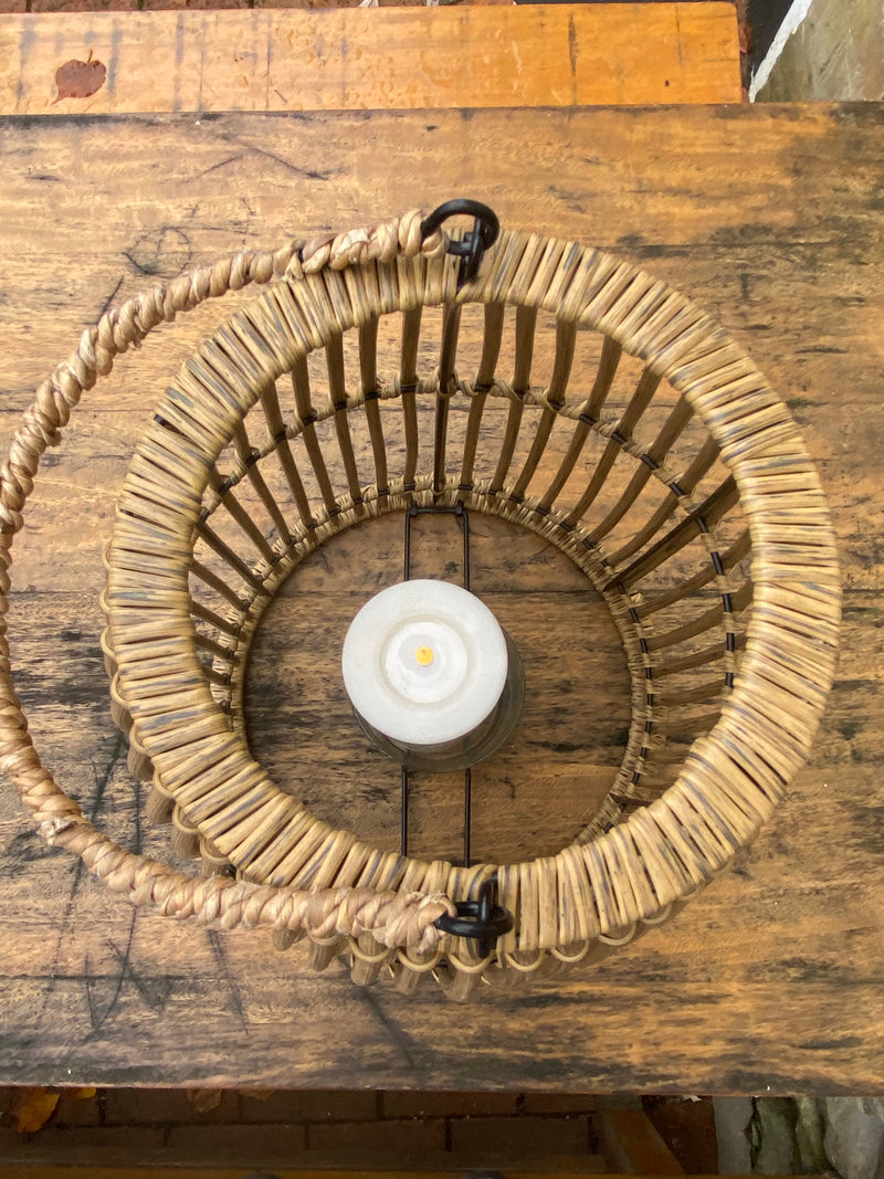 Lantern - H 40 cm - Natural