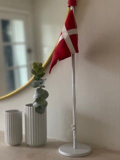 Danish Flag - With Pole