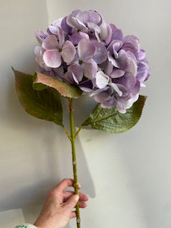 Stem - Artificial Flower - Hydrangea - Light Purple