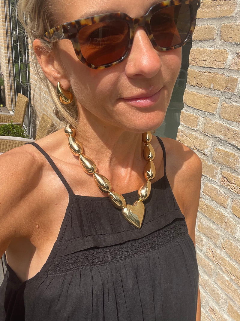 Necklace - AMORE - Gold Plated