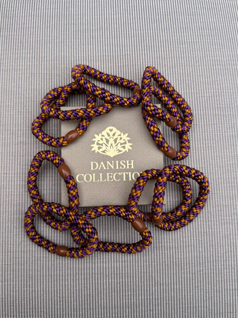 DANISH - Hair Tie - Supreme - Purple/Mustard