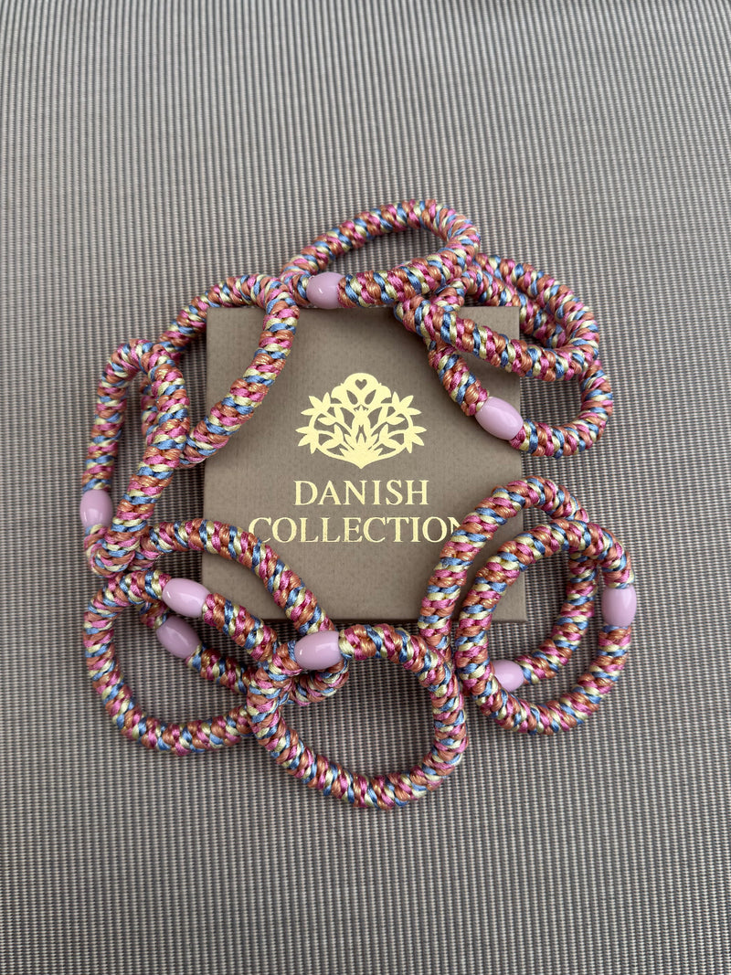 DANISH - Hair Tie - Supreme - Pink/Blue/OffWhite